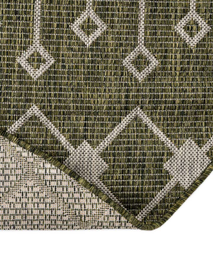 6' x 6' Easy-Clean Lattice Indoor / Outdoor Round Rug