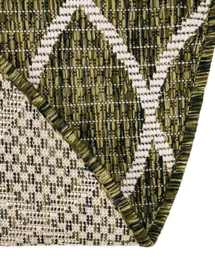 3' x 3' Easy-Clean Lattice Indoor / Outdoor Round Rug