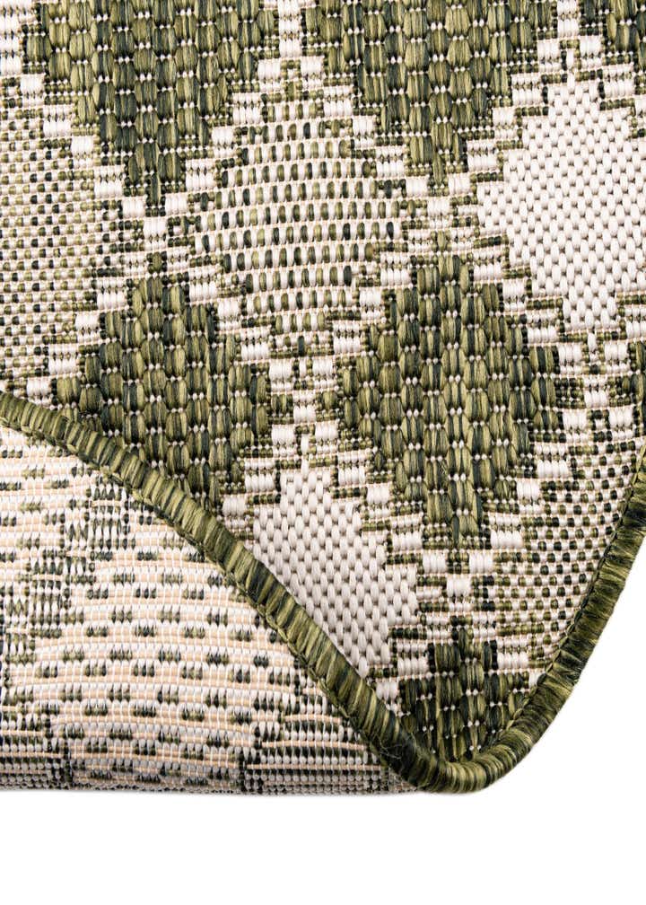 3' x 3' Easy-Clean Lattice Indoor / Outdoor Round Rug