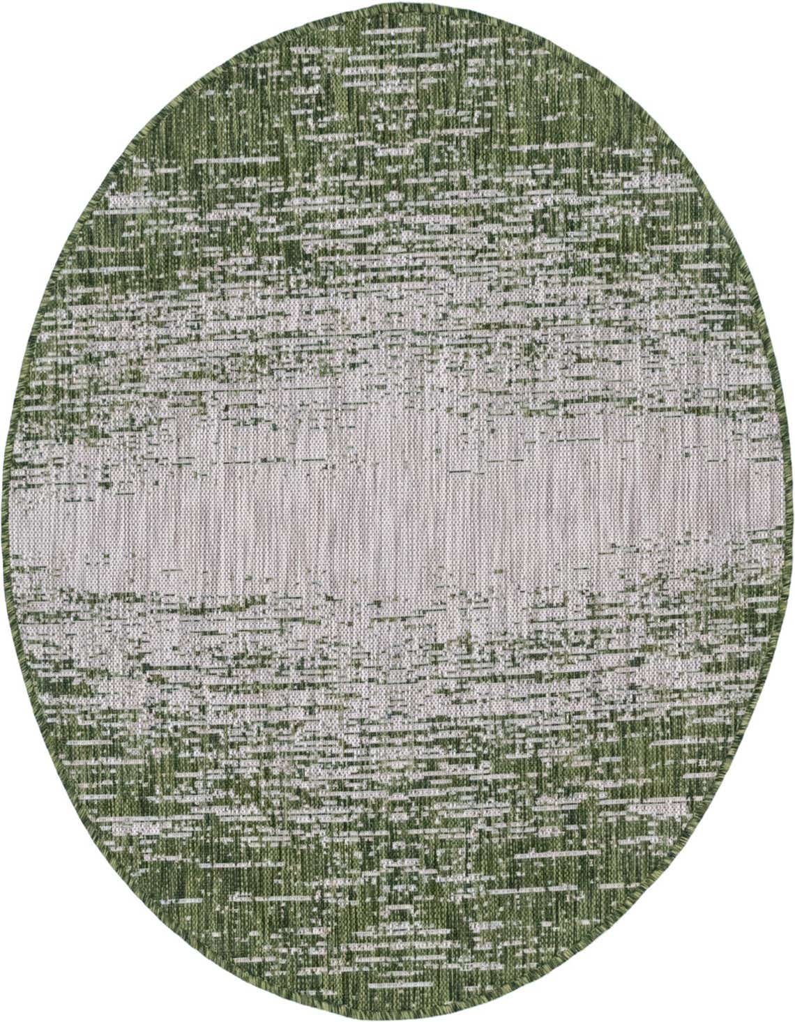 4' x 4' Easy-Clean Modern Indoor / Outdoor Round Rug