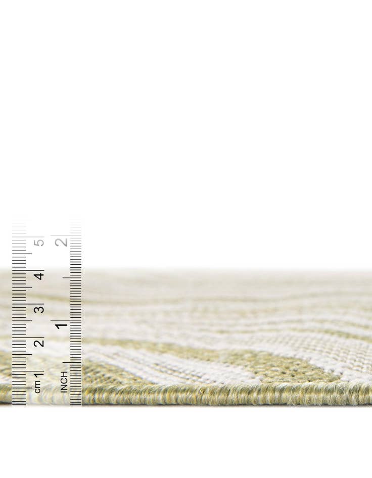 Detail image of 4' x 4' Easy-Clean Modern Indoor / Outdoor Round Rug