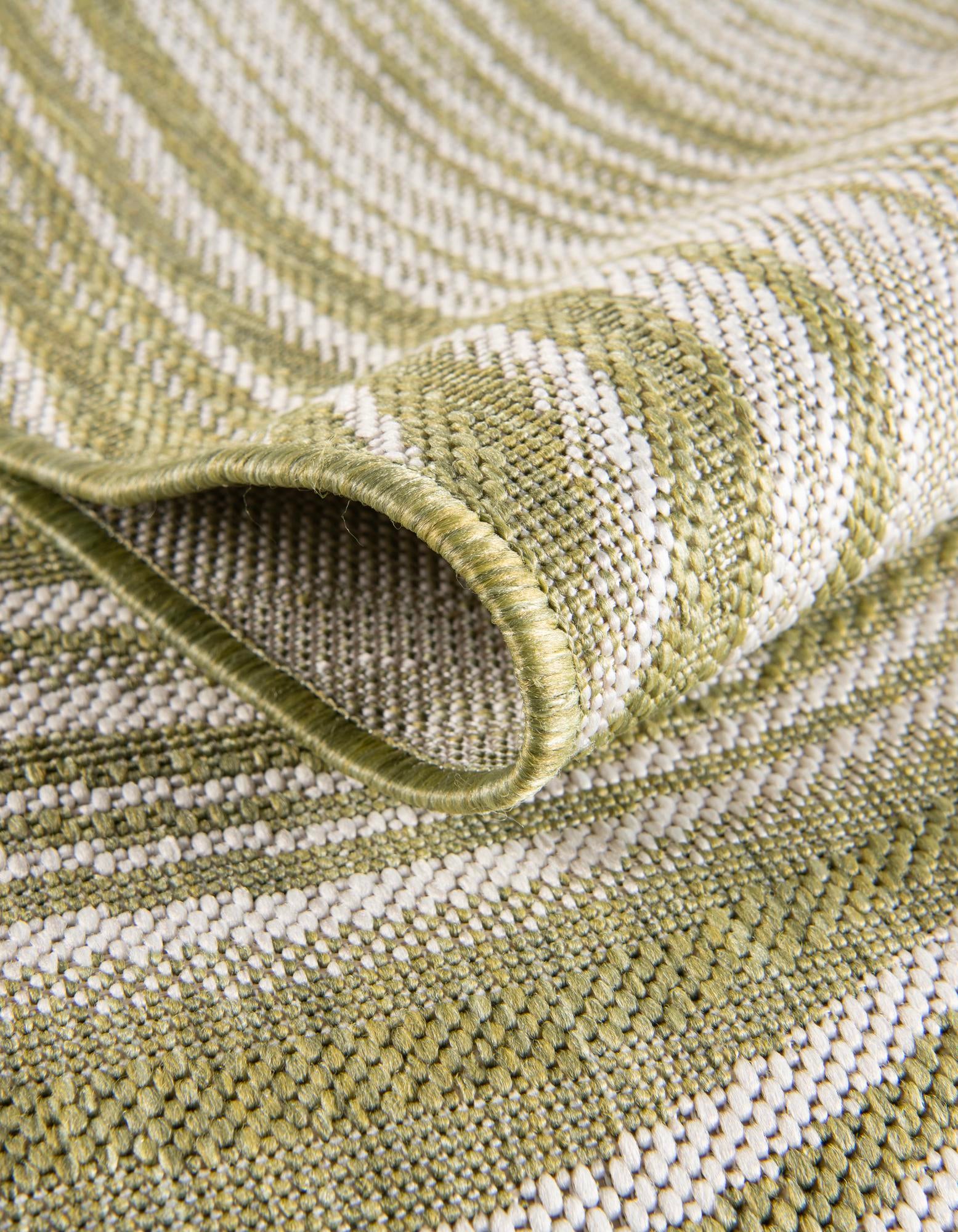 4' x 4' Easy-Clean Modern Indoor / Outdoor Round Rug