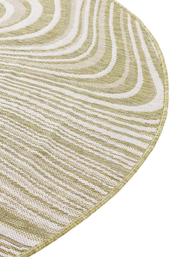 4' x 4' Easy-Clean Modern Indoor / Outdoor Round Rug