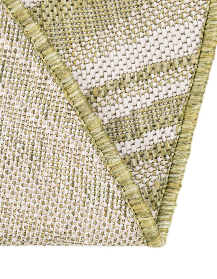 Detail image of 4' x 4' Easy-Clean Modern Indoor / Outdoor Round Rug