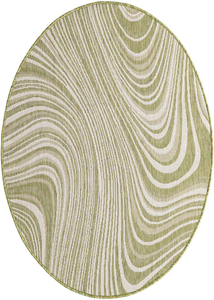 4' x 4' Easy-Clean Modern Indoor / Outdoor Round Rug