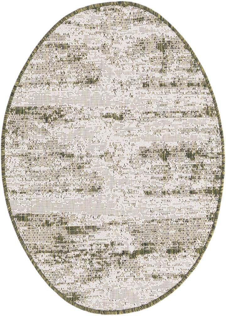 3' x 3' Easy-Clean Modern Indoor / Outdoor Round Rug