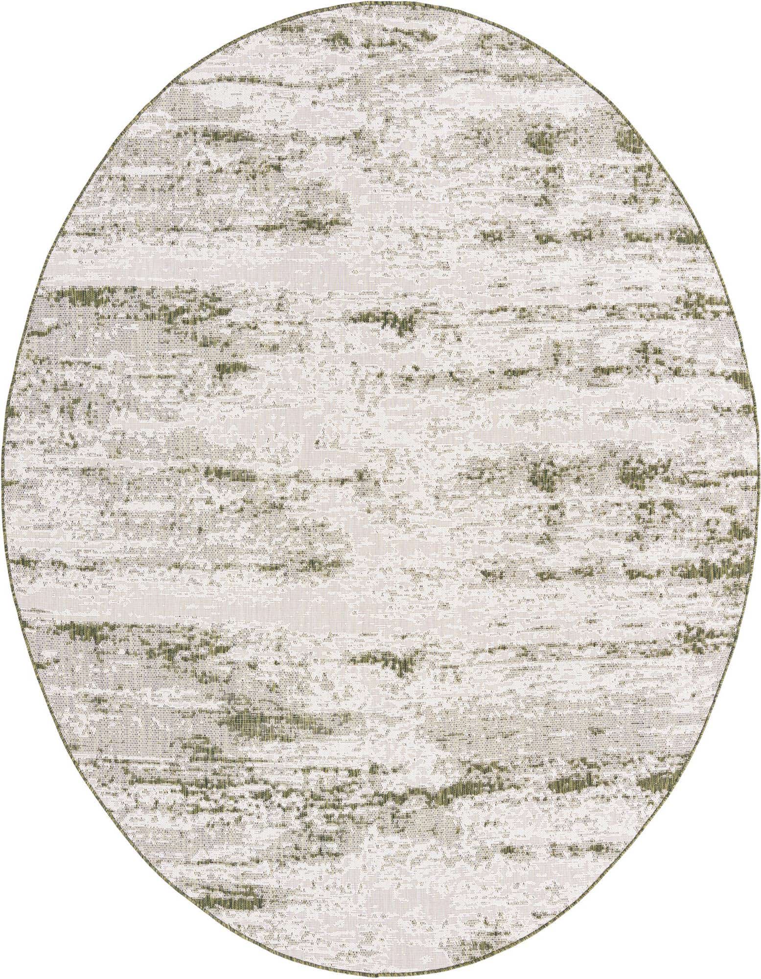 10' x 10' Easy-Clean Modern Indoor / Outdoor Round Rug