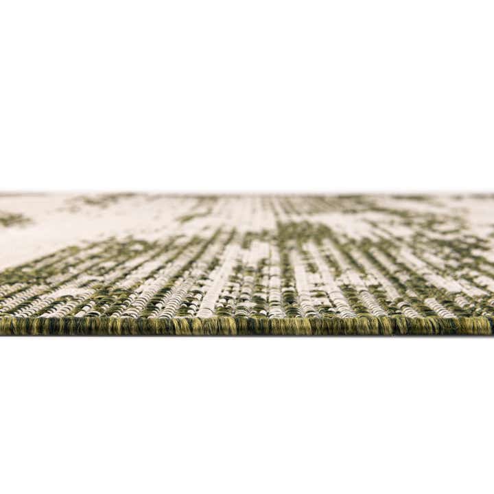 4' x 4' Easy-Clean Modern Indoor / Outdoor Round Rug