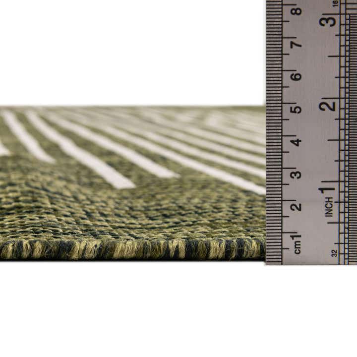 6' x 6' Easy-Clean Modern Indoor / Outdoor Round Rug
