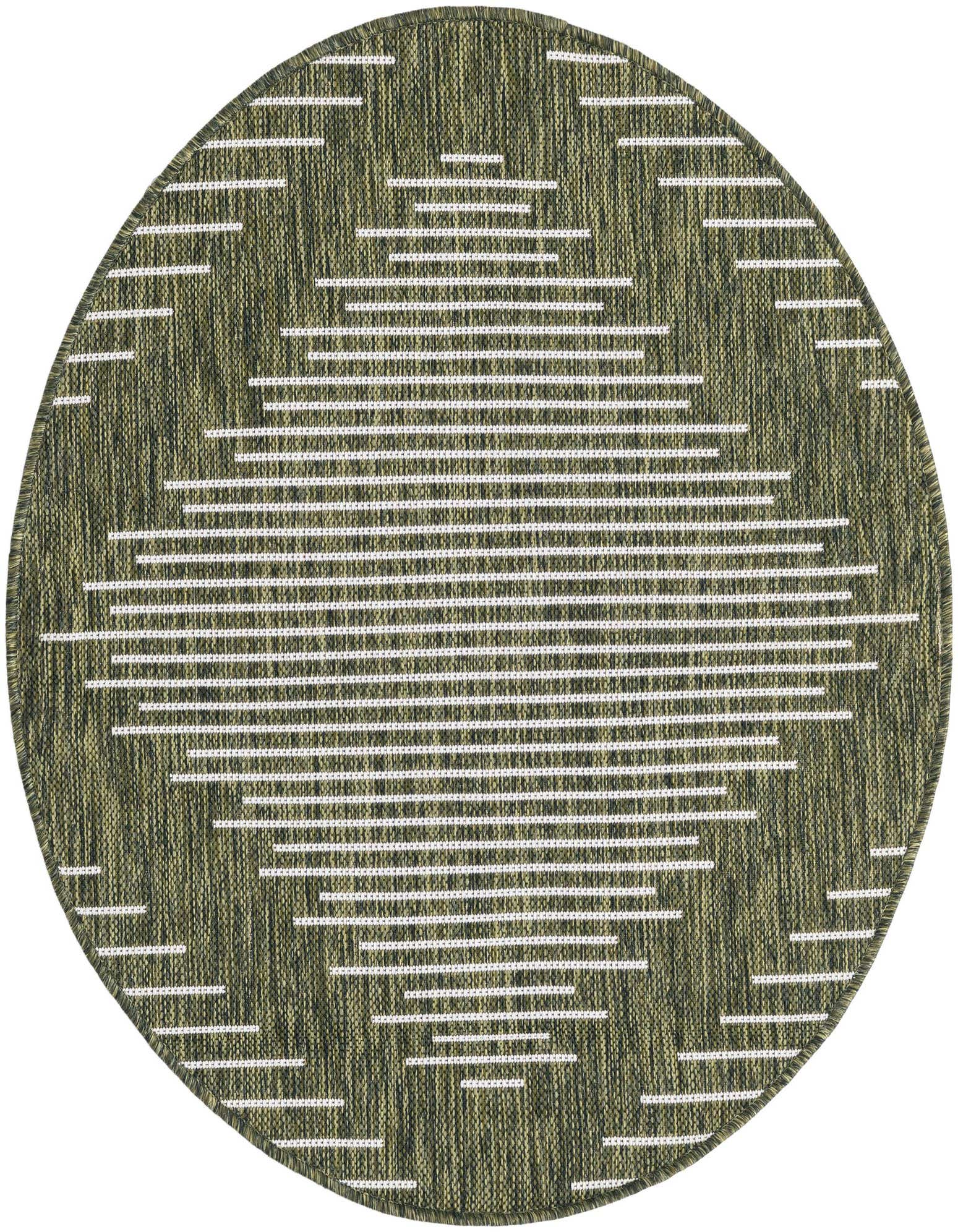 3' x 3' Easy-Clean Modern Indoor / Outdoor Round Rug