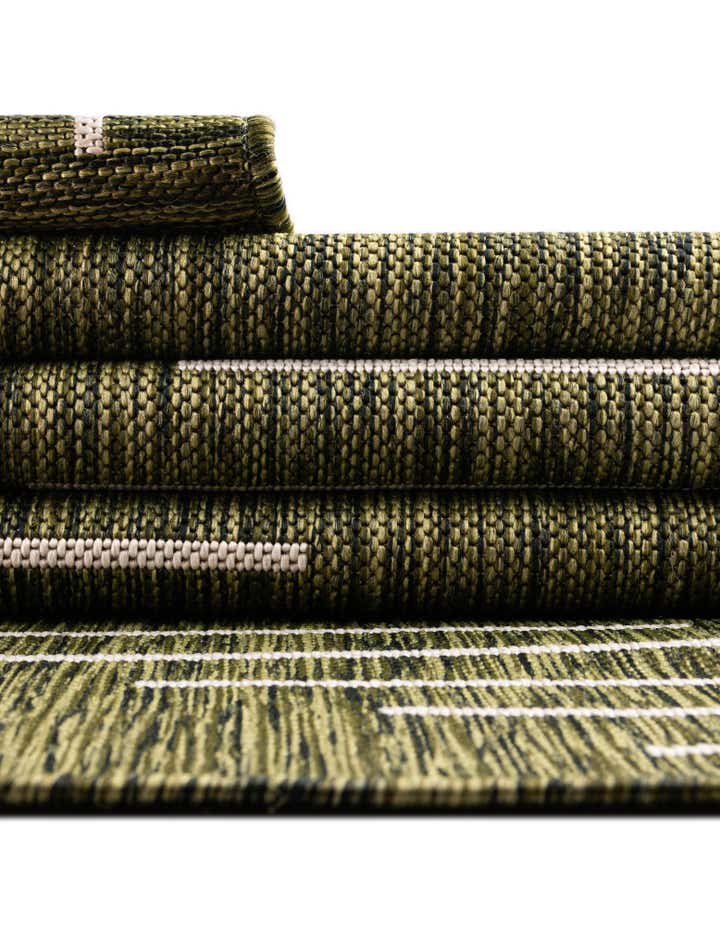 6' x 6' Easy-Clean Modern Indoor / Outdoor Round Rug