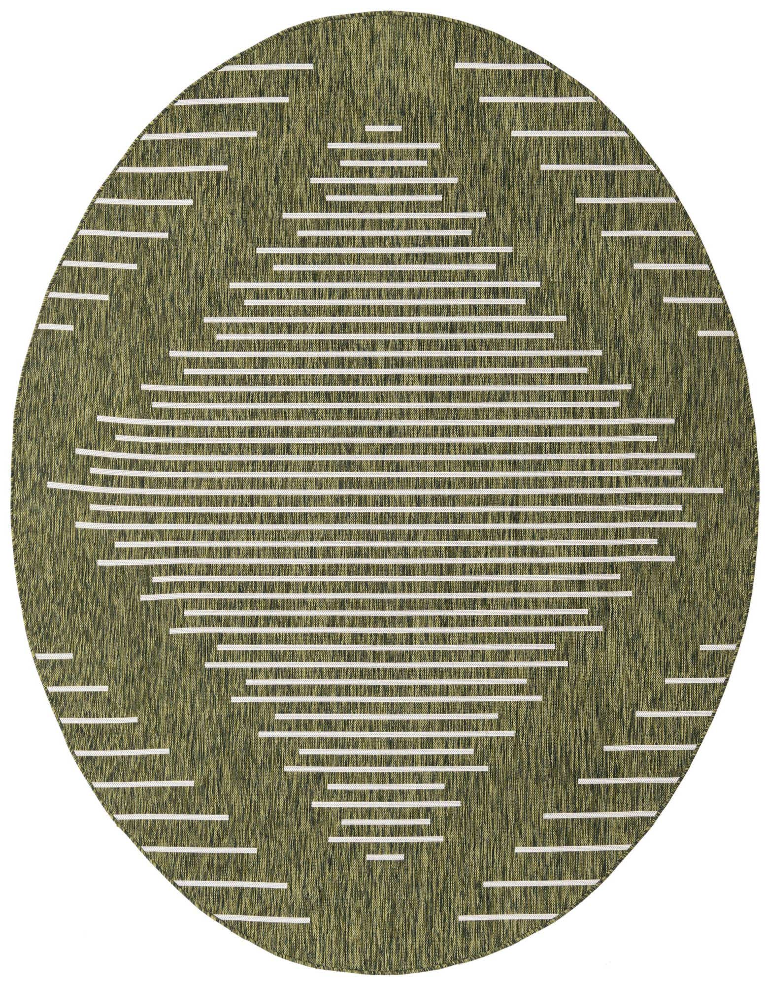 7' 10 x 7' 10 Easy-Clean Modern Indoor / Outdoor Round Rug