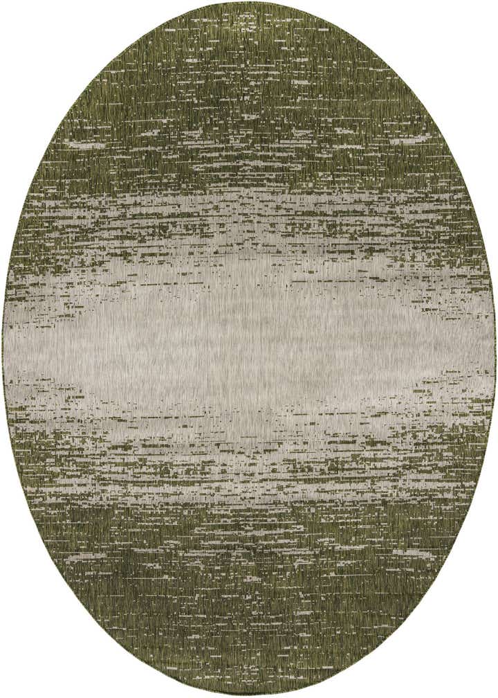 10' 8 x 10' 8 Easy-Clean Modern Indoor / Outdoor Round Rug