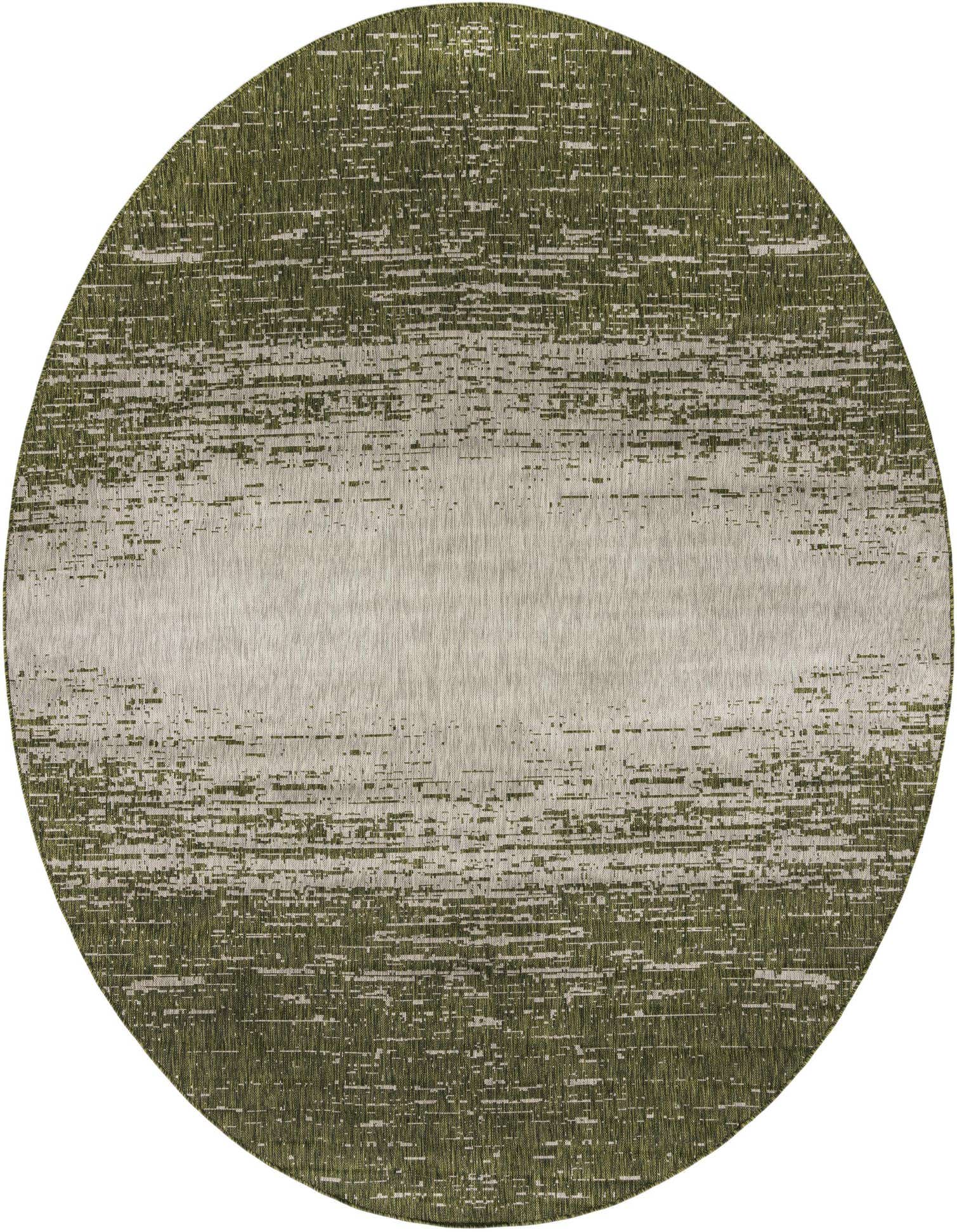10' 8 x 10' 8 Easy-Clean Modern Indoor / Outdoor Round Rug