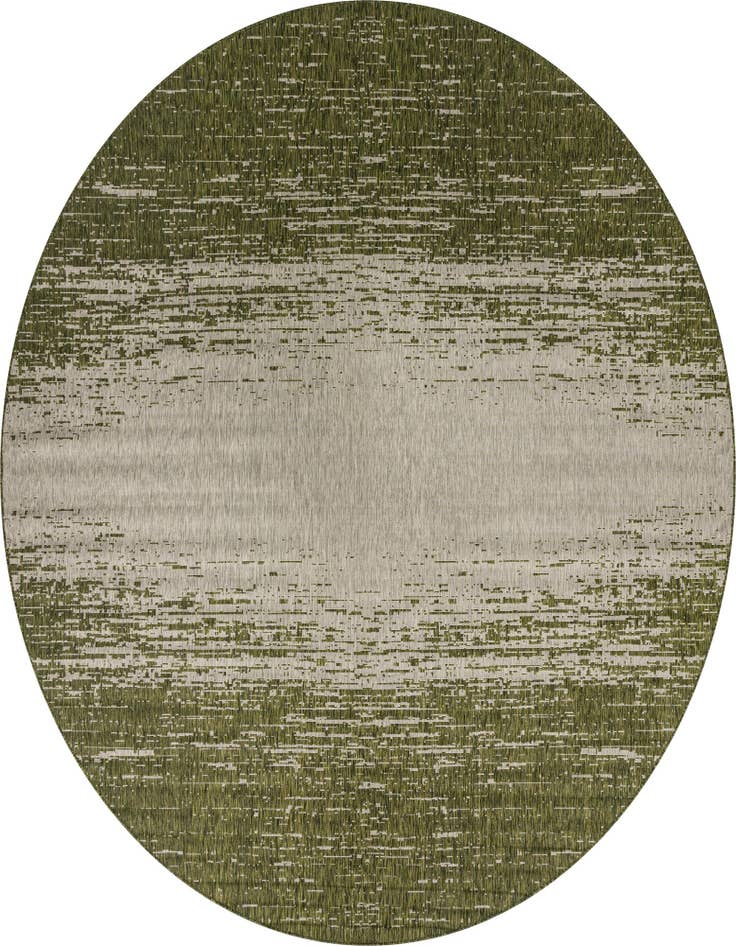Detail image of 13' x 13' Easy-Clean Modern Indoor / Outdoor Round Rug