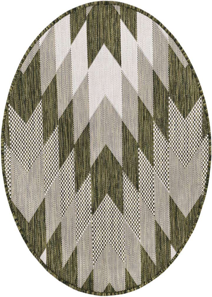 3' x 3' Easy-Clean Modern Indoor / Outdoor Round Rug