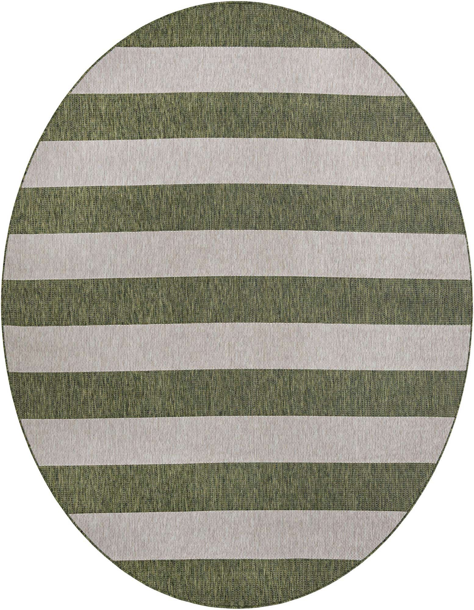10' x 10' Easy-Clean Ribbon Indoor / Outdoor Round Rug