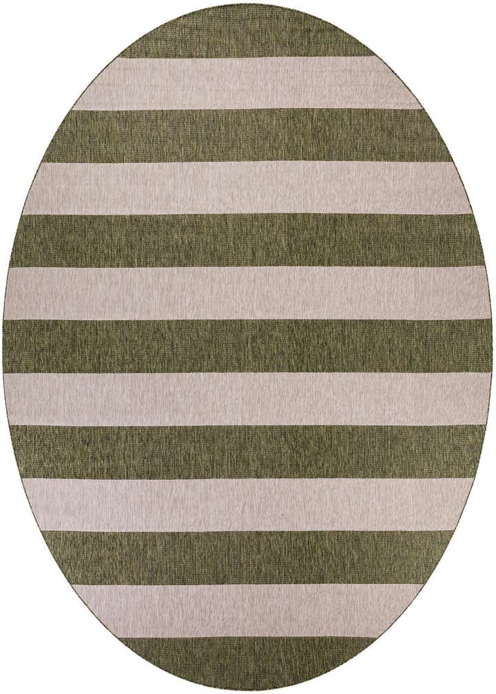 12' x 12' Easy-Clean Ribbon Indoor / Outdoor Round Rug