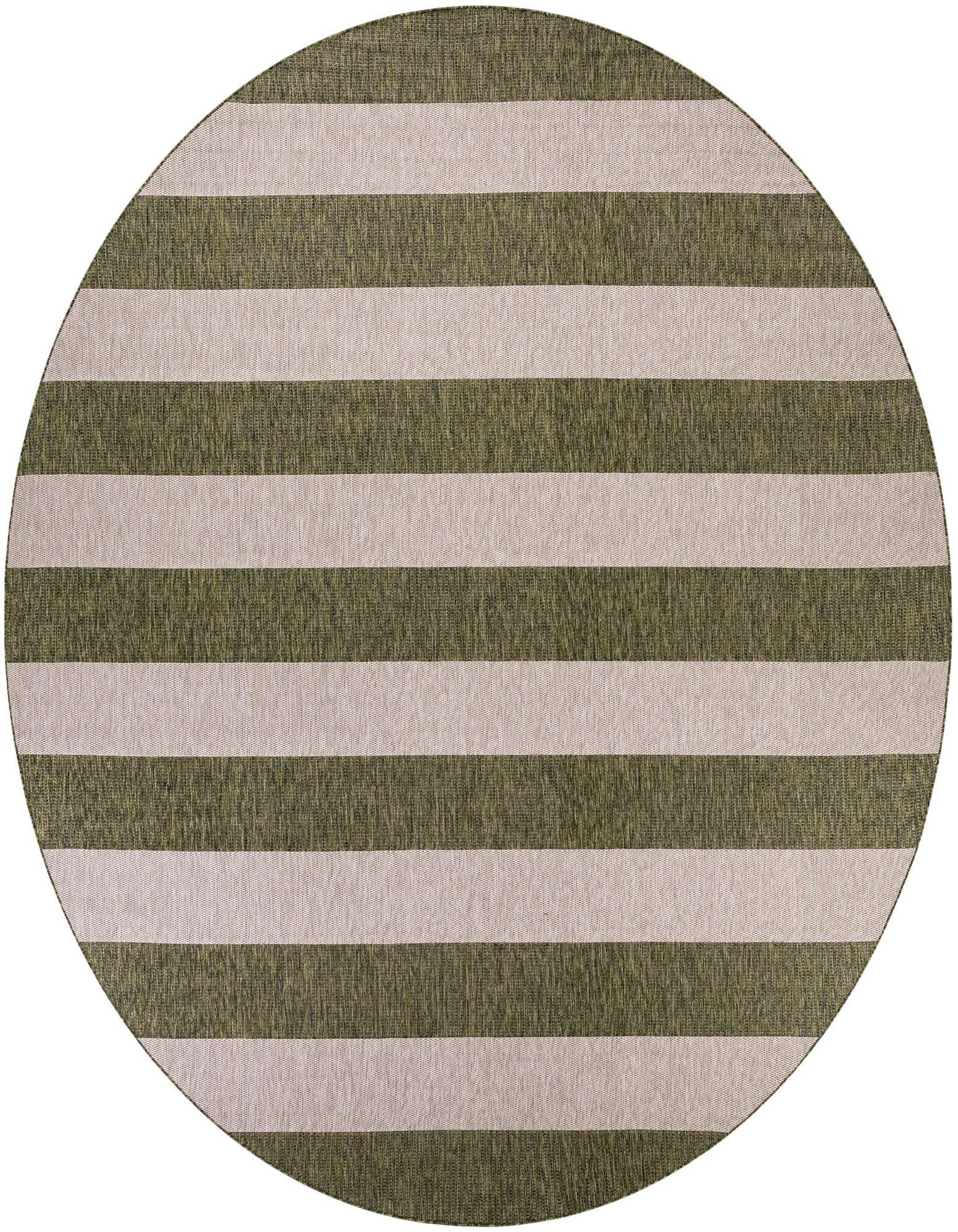 12' x 12' Easy-Clean Ribbon Indoor / Outdoor Round Rug