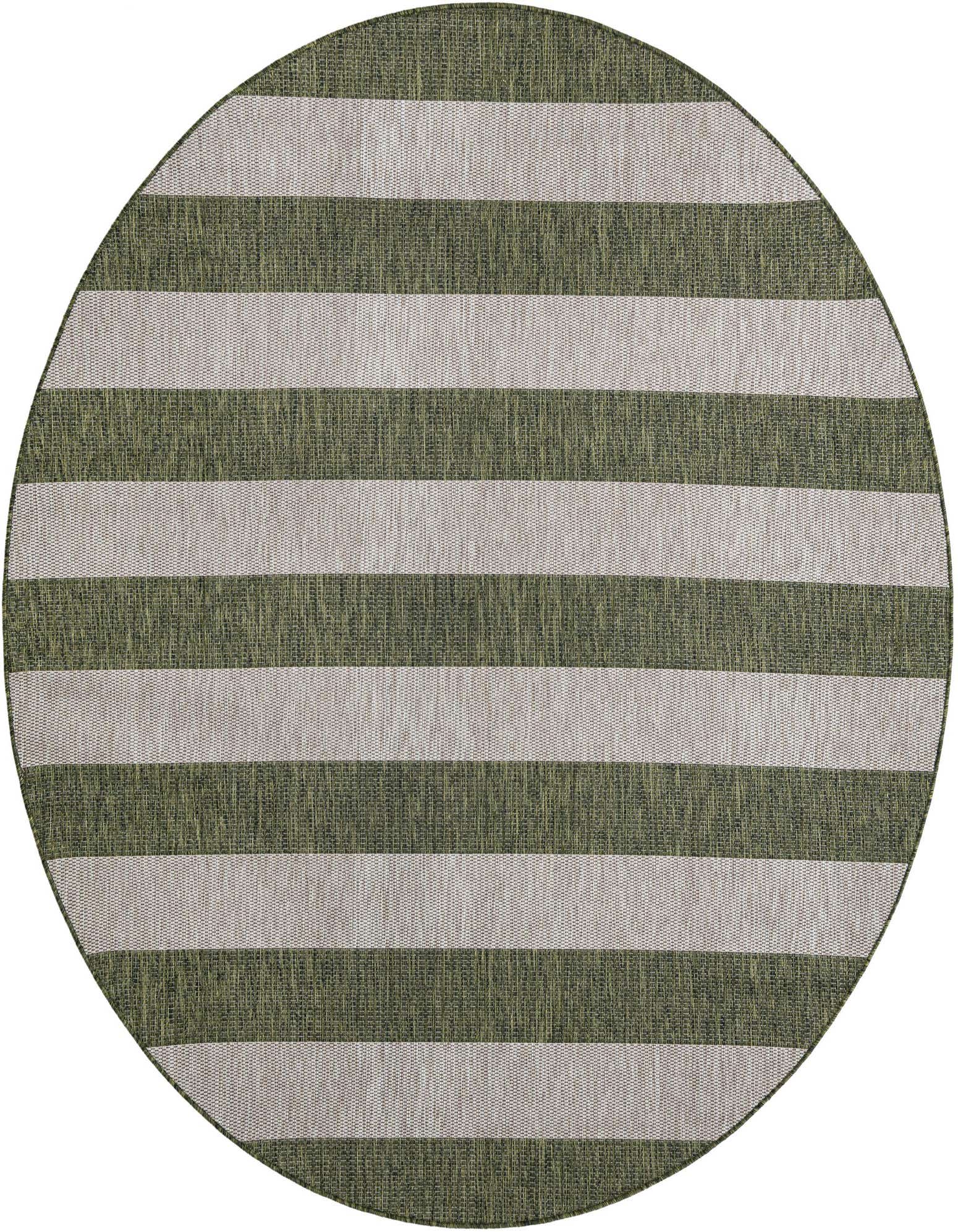 7' 10 x 7' 10 Easy-Clean Ribbon Indoor / Outdoor Round Rug