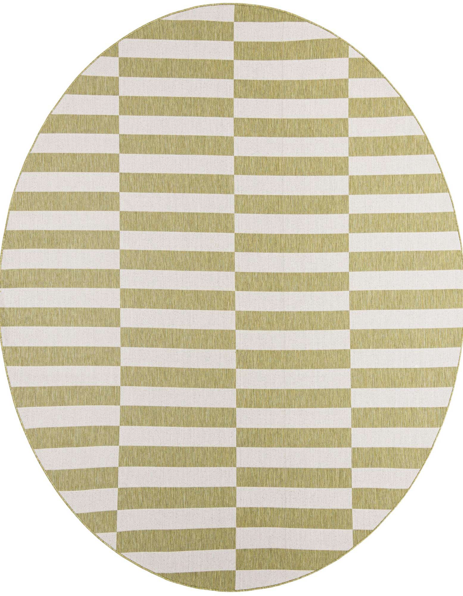 10' x 10' Easy-Clean Ribbon Indoor / Outdoor Round Rug