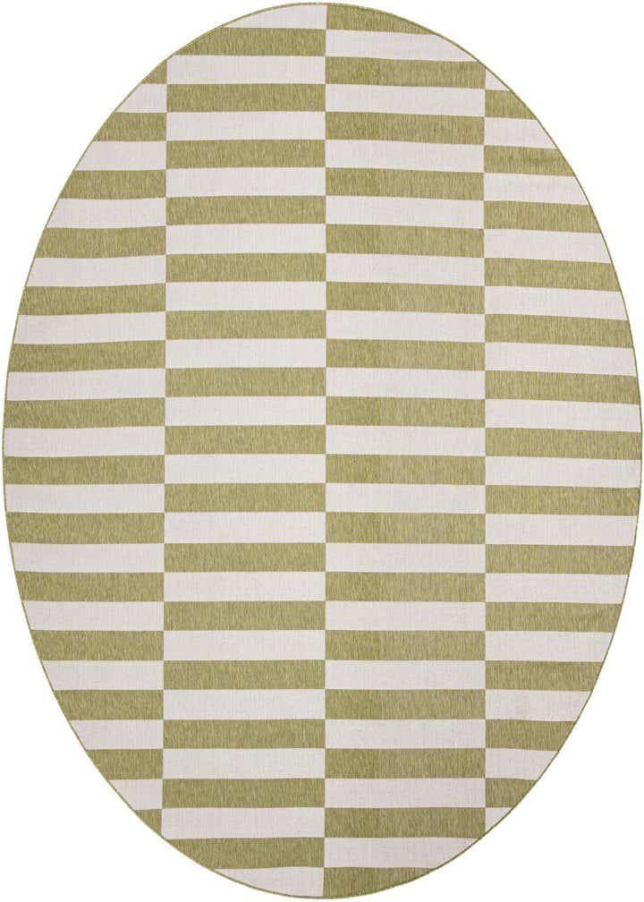12' x 12' Easy-Clean Ribbon Indoor / Outdoor Round Rug