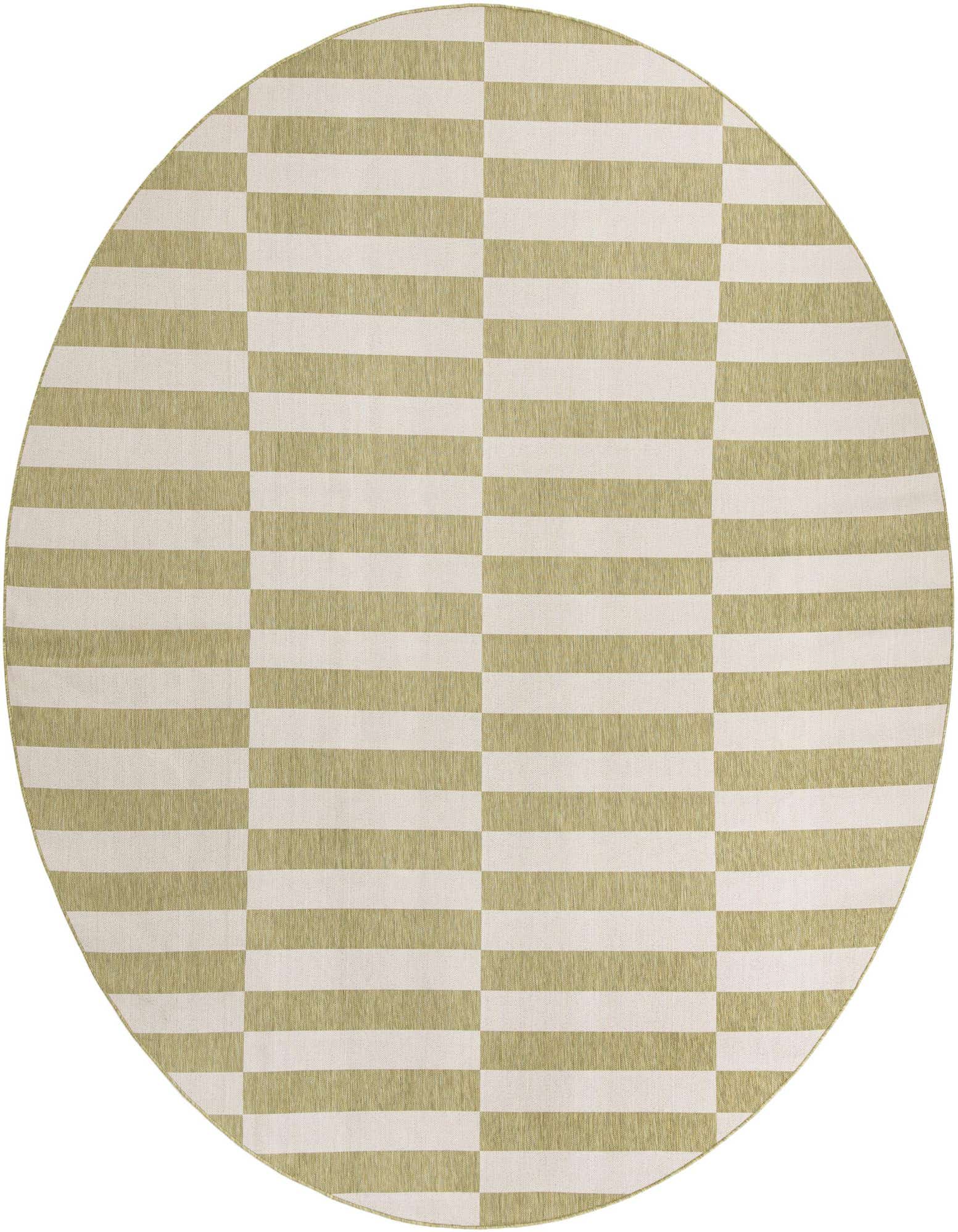 13' x 13' Easy-Clean Ribbon Indoor / Outdoor Round Rug