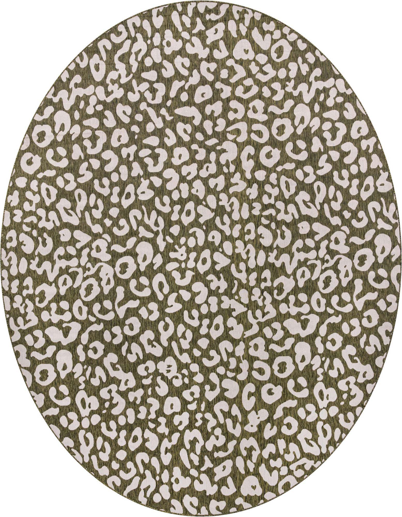 13' x 13' Easy-Clean Safari Indoor / Outdoor Round Rug