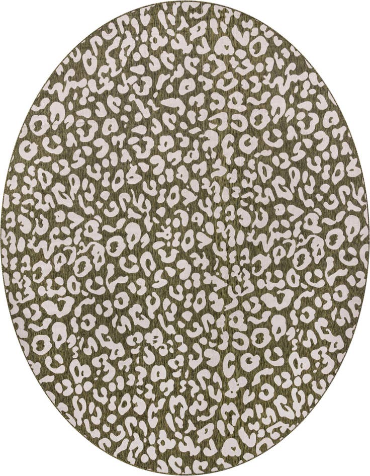 Detail image of 13' x 13' Easy-Clean Safari Indoor / Outdoor Round Rug