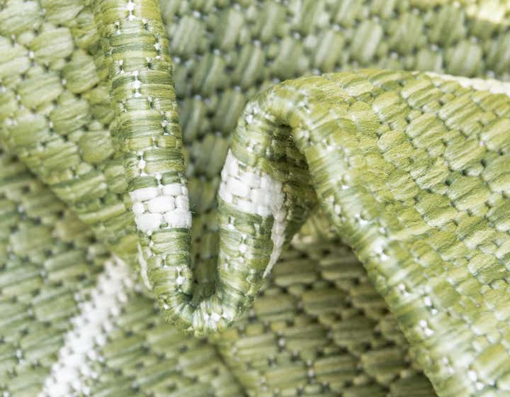 4' x 4' Easy-Clean Trellis Indoor / Outdoor Round Rug