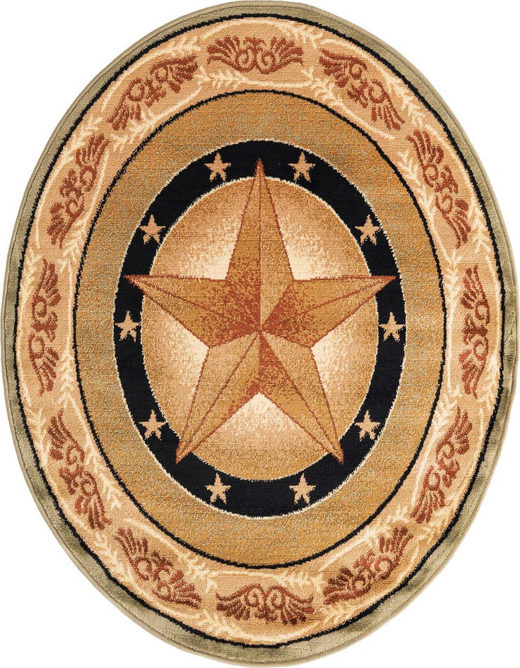 Detail image of 4' x 4' Pioneer Round Rug