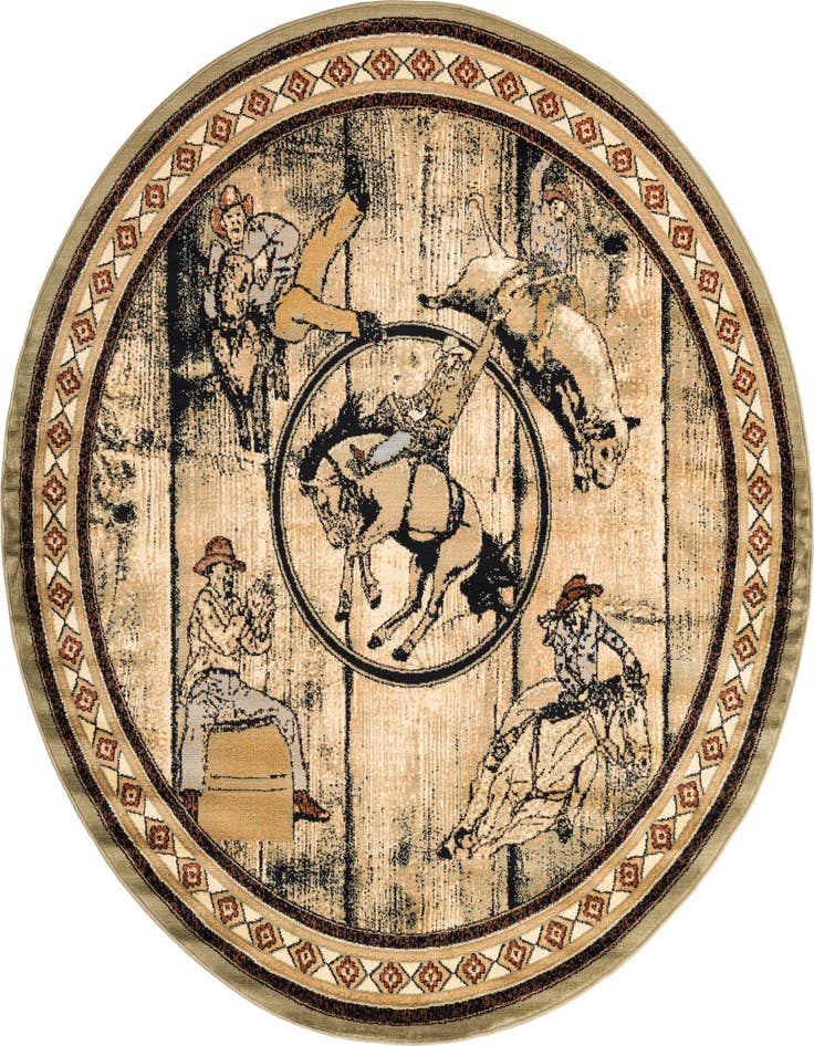 Detail image of 7' 10 x 7' 10 Pioneer Round Rug