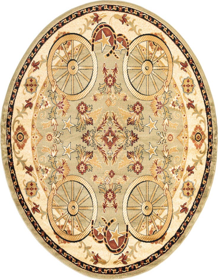 Detail image of 7' 10 x 7' 10 Pioneer Round Rug