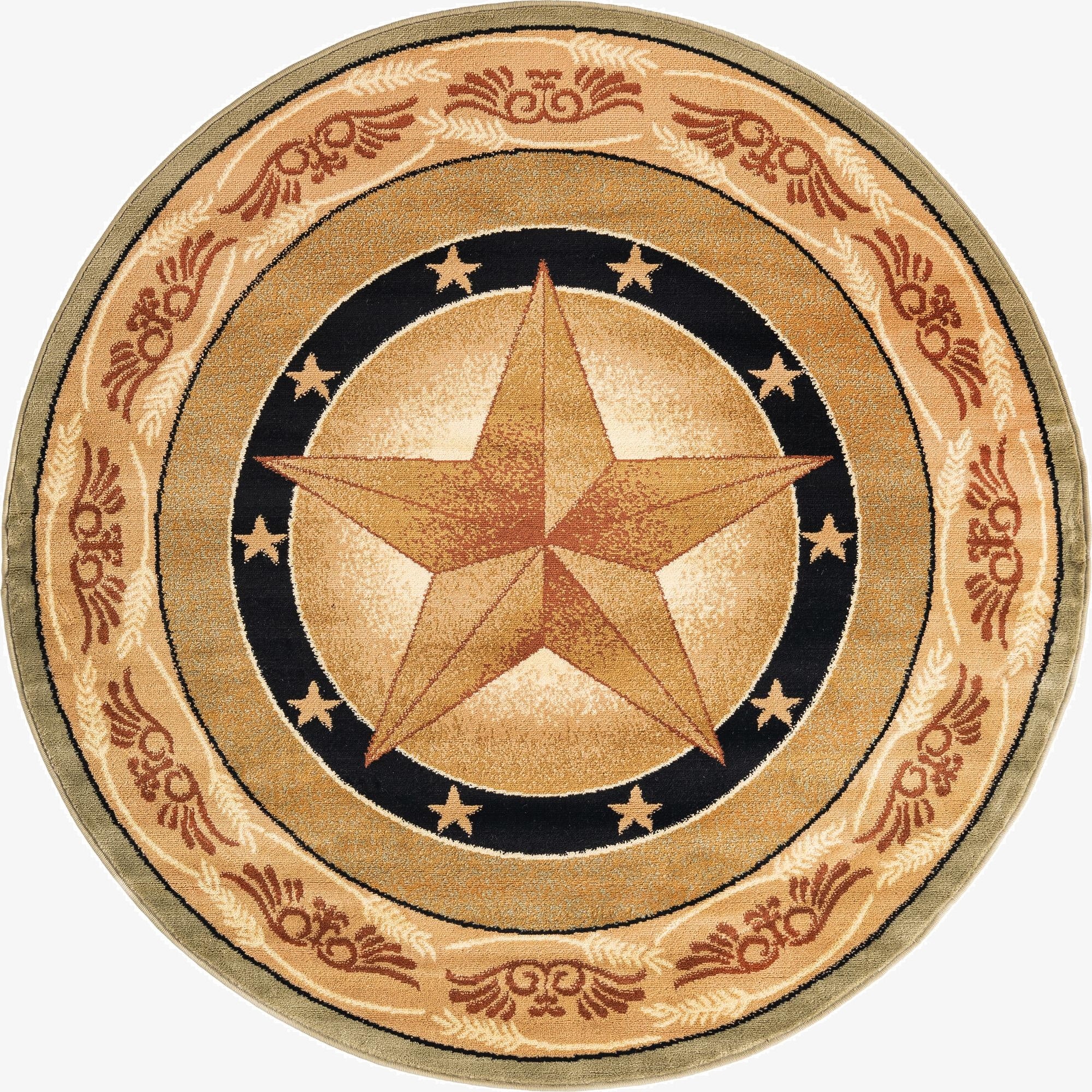 5' 3 x 5' 3 Pioneer Round Rug