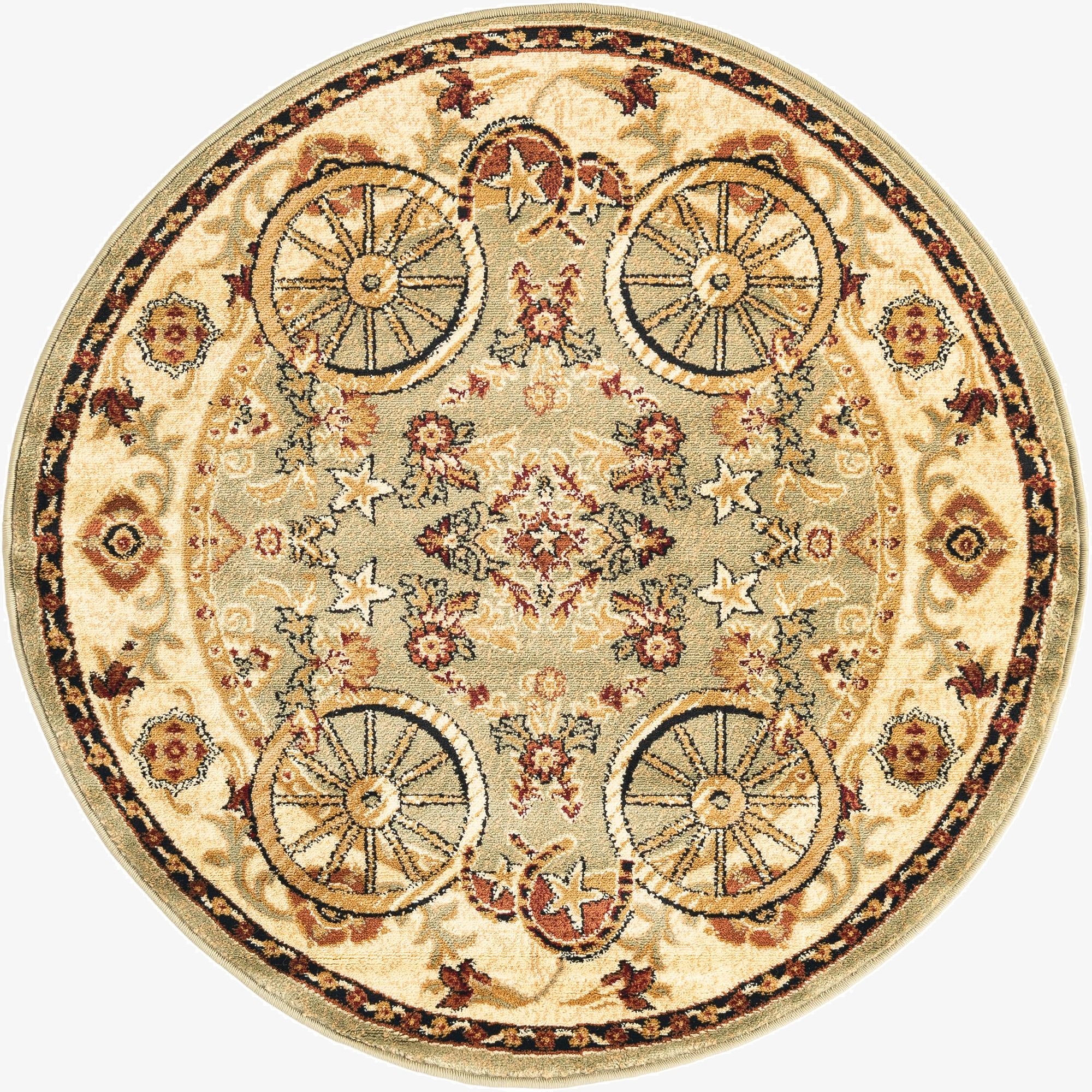 Primary image 4' x 4' Pioneer Round Rug
