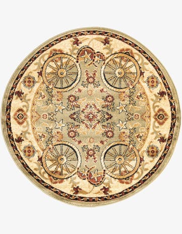 4' x 4' Pioneer Round Rug