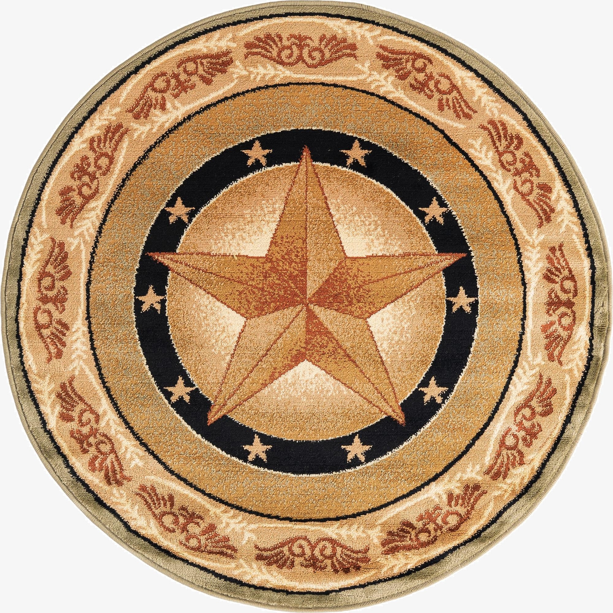 4' x 4' Pioneer Round Rug