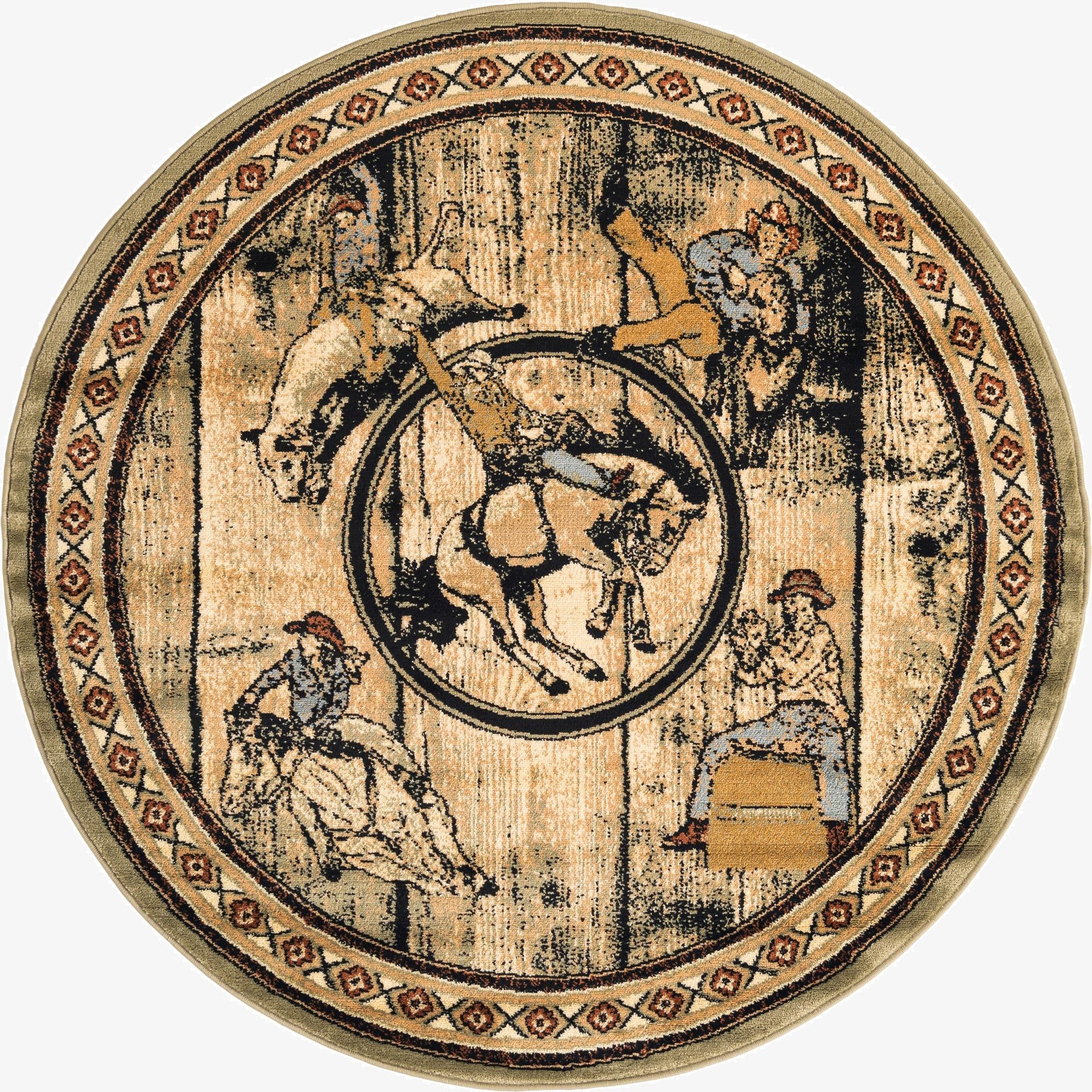 160cm x 160cm Pioneer Round Rug