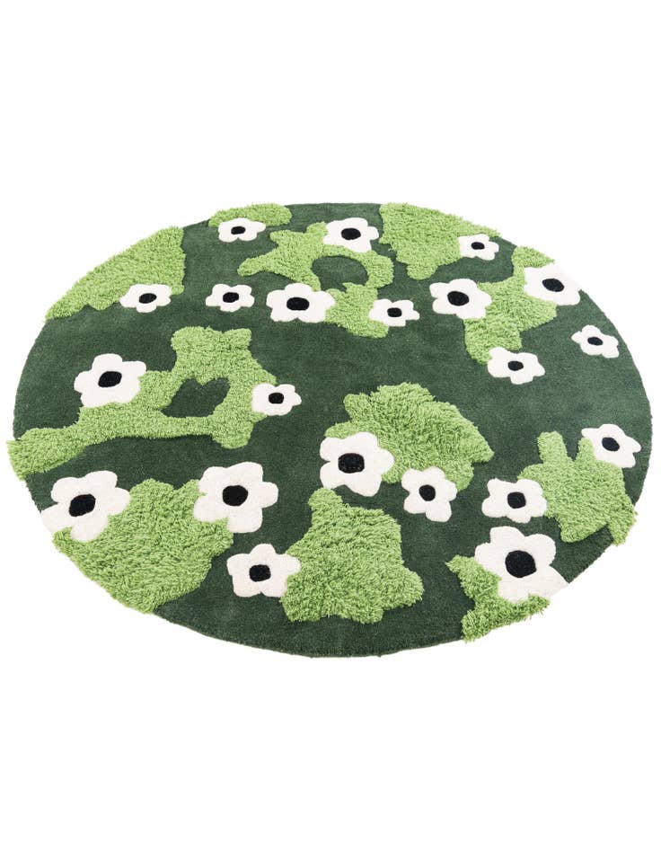 Detail image of 5' x 5' Playtime Kids Wool Round Rug