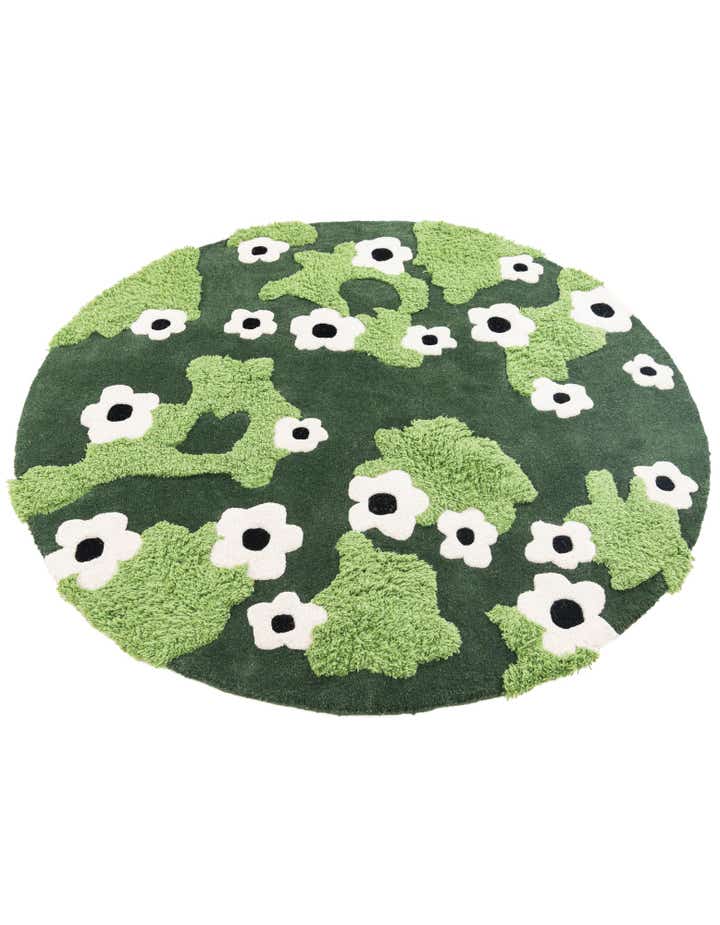 5' x 5' Playtime Kids Wool Round Rug