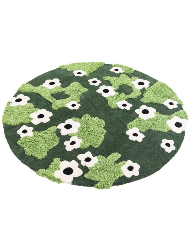 Detail image of 5' x 5' Playtime Kids Wool Round Rug
