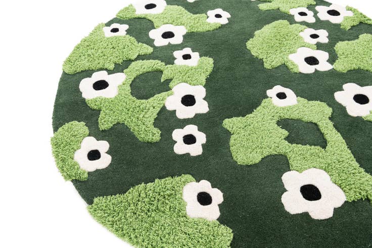 Detail image of 5' x 5' Playtime Kids Wool Round Rug