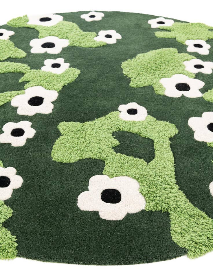 Detail image of 5' x 5' Playtime Kids Wool Round Rug