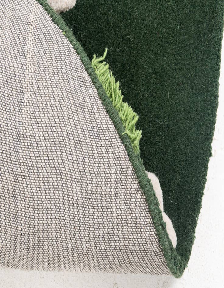 Detail image of 5' x 5' Playtime Kids Wool Round Rug