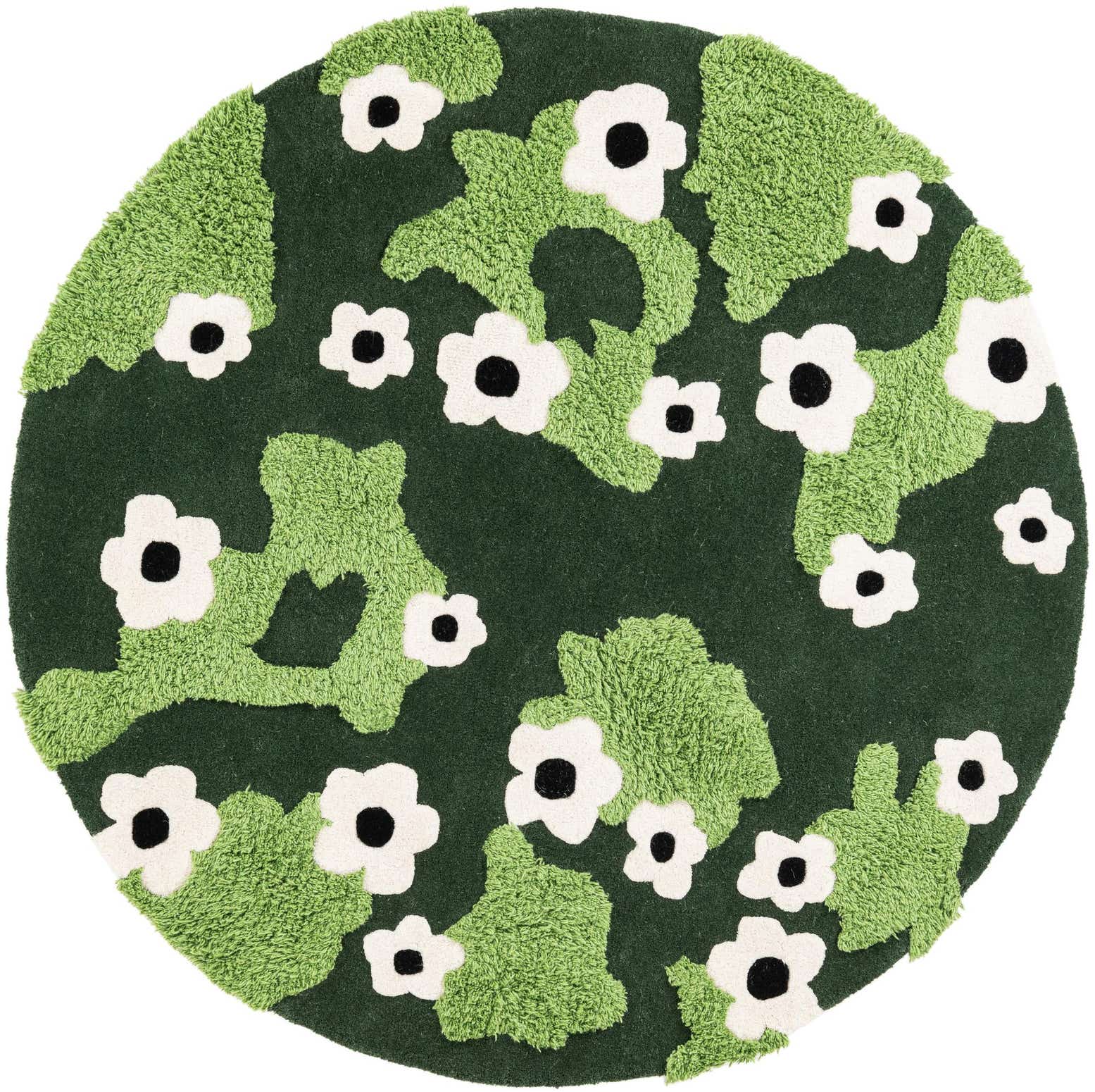 5' x 5' Playtime Kids Wool Round Rug