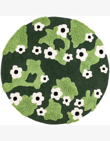 5' x 5' Playtime Kids Wool Round Rug