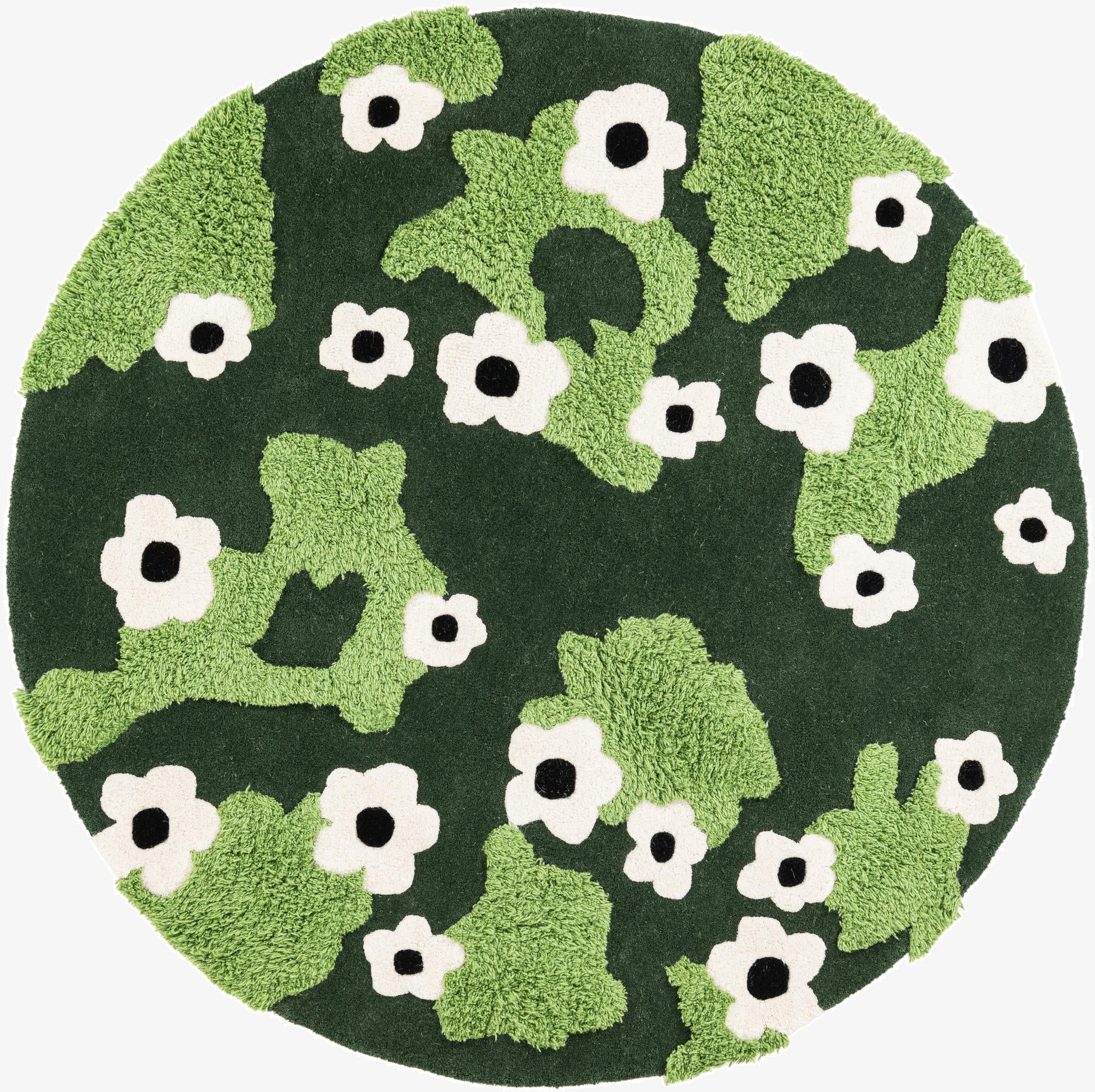 5' x 5' Playtime Kids Wool Round Rug