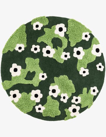 5' x 5' Playtime Kids Wool Round Rug