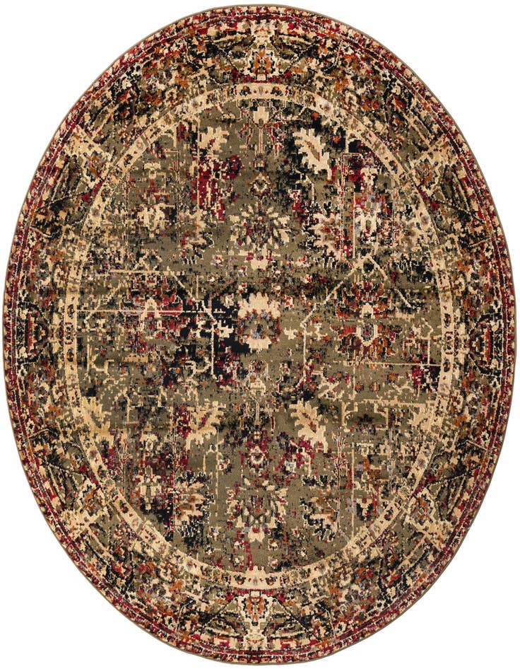 Detail image of 7' 10 x 7' 10 Saturn Round Rug
