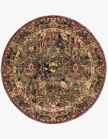 7' x 7' Saturn Round Rug